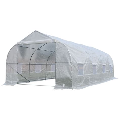 I also have the 4 tier grow house too. Outsunny High Tunnel Walk-In Garden Greenhouse - 20' x 10 ...