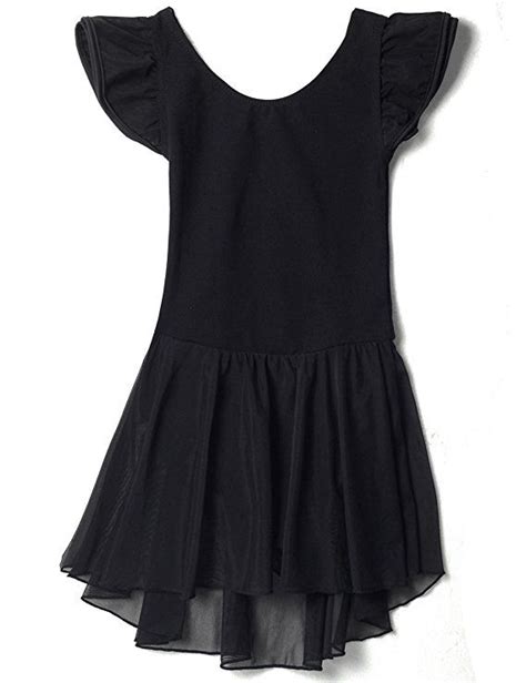 Mdnmd Dance Leotard With Skirt Flutter Sleeve By Tag 130 Age 6 8