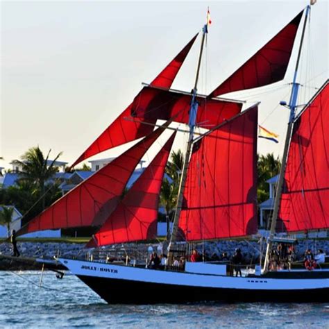 Key West Sunset Sail On Schooner Jolly Ii Rover Tripshock