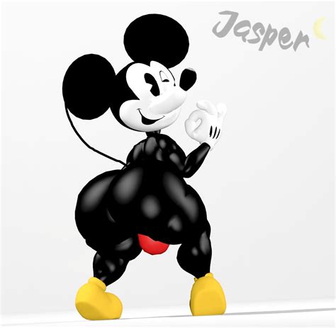 rule 34 big ass bubble butt huge breasts jasperisnotcool male only mickey mouse tagme thiccey