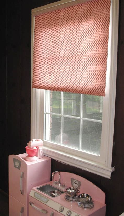 How do you make your own roller shades? diy fabric roller shade - The Decorated Cookie