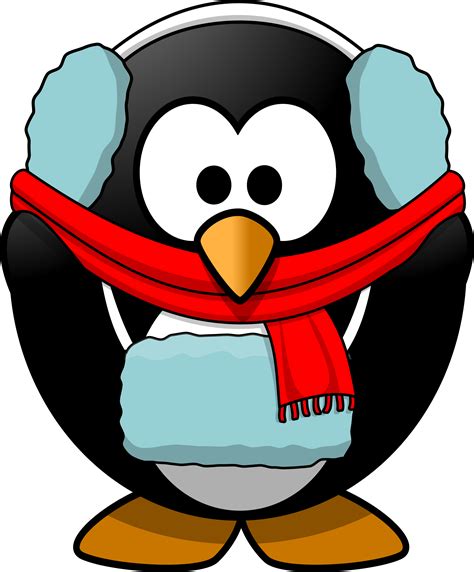 Clipart Freezin Penguin