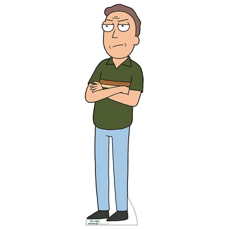 Jerry Smith Rick And Morty Cardboard Cutout Standup Standee