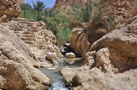 Chebika Mountain Oasis In Tunisia Natural Landmarks Outdoor Landmarks