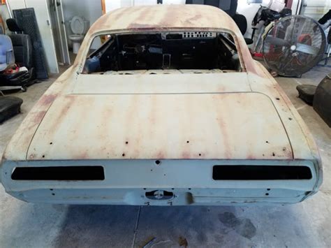 1969 Chevrolet Camaro Project Car Very Solid Body Rolling Chassis No
