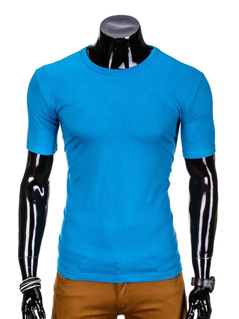 Plain Mens T Shirt S620 Turquoise Modone Wholesale Clothing For Men