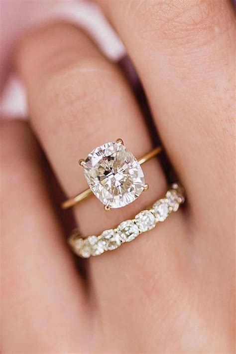 Weddingjewlery Simple Engagement Rings Oval Custom Wedding Rings