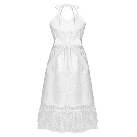 Iefiel Kids Big Girls Flower Junior Bridesmaid Wedding Gown Party