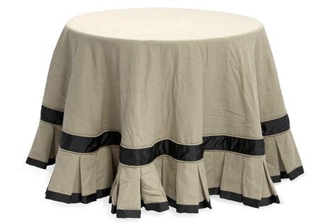 Custom Cotton Table Skirt I On One Kings Lane Today Table Skirt