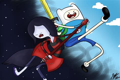 Finn And Marceline Adventure Time By Kcampbell499 On Deviantart