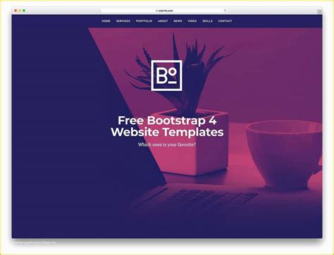 Free Bootstrap Website Templates Of 35 Top Free Bootstrap 4 Website