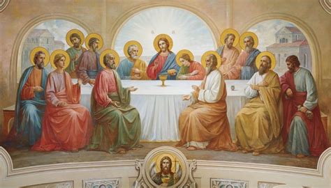 The Last Supper Is Depicted In This Painting