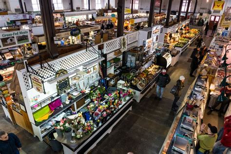 Lancaster Central Market Stands Editorial Stock Photo Image Of