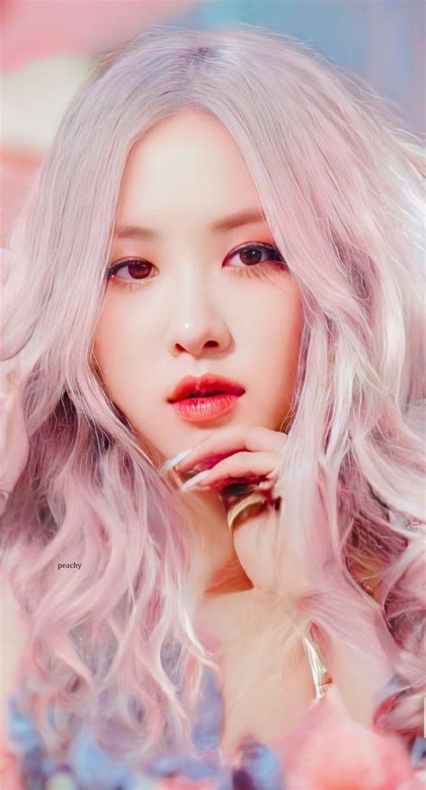 Rose 로제 ♡ Blackpink Güzellik Kraliçesi Güzellik Pembe Saç