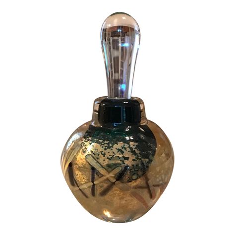 Handblown Art Glass Perfume Bottle Chairish