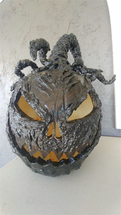 Diy Corpsed Foam Pumpkin Jack O Lantern Scarecrow Halloween