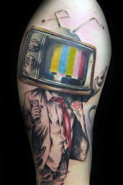 40 Awesome Tv Tattoos For Men 2023 Inspiration Guide