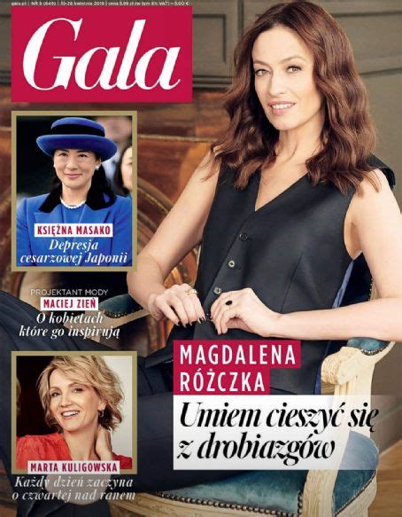 Magdalena Rózczka Gala Magazine 15 April 2019 Cover Photo Poland
