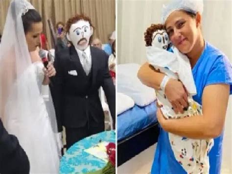 37 Year Old Brazilian Woman Married To Homemade Rag Doll Now Has A Baby