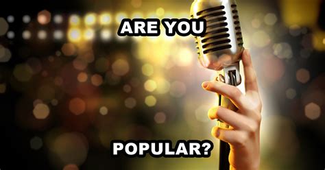 Are You Popular? - Quiz - Quizony.com
