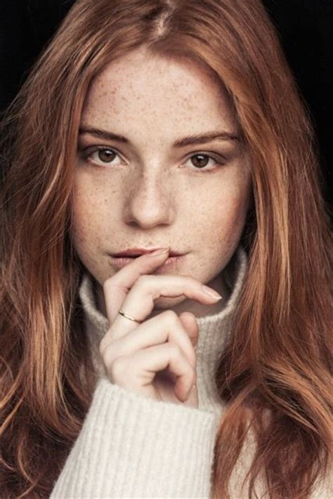 Luca Hollestelle Beautiful Freckles Beautiful Redhead Red Hair