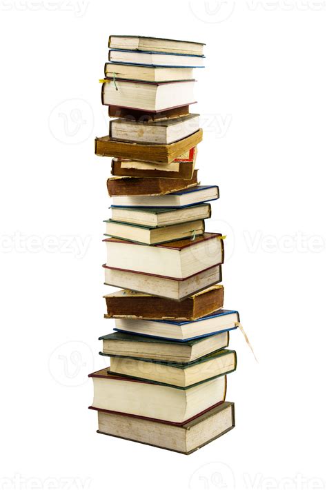 Stack Of Books Isolated On White Background 8508399 Png