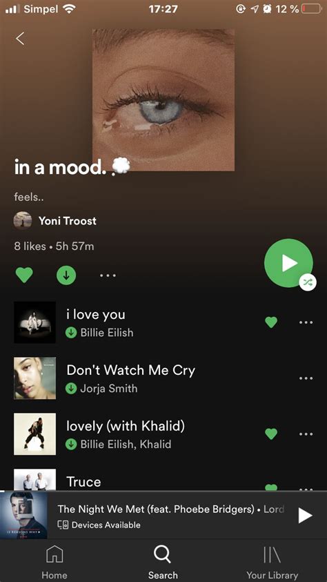 In A Mood Spotify In 2020 Depressing Songs Mood Songs