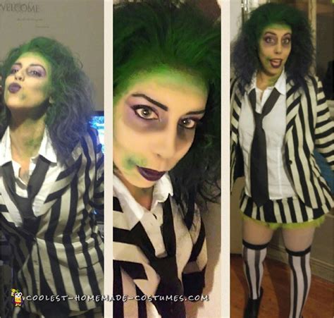Lots of inspiration, diy & makeup tutorials and all accessories you need to create your own diy beetlejuice costume for halloween. Awesome Lady Beetlejuice DIY Costume for Halloween