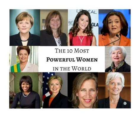 The 10 Most Powerful And Influential Women In The World