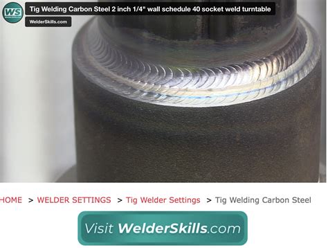 Tig Welding Carbon Steel Inch Schedule Socket Weld Turntable