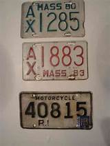 Massachusetts License Plates For Sale