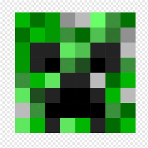 Minecraft Pixel Art Iconos De Computadora Enredadera Cara Rectángulo
