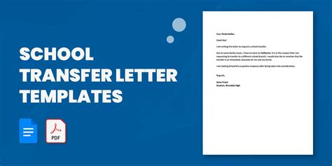 13 School Transfer Letter Templates Pdf Doc