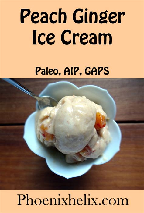 Ginger Ice Cream Paleo Ice Cream Low Carb Ice Cream Dairy Free Ice