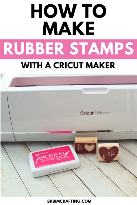 How To Make Rubber Stamps With The Cricut Maker Tutorial