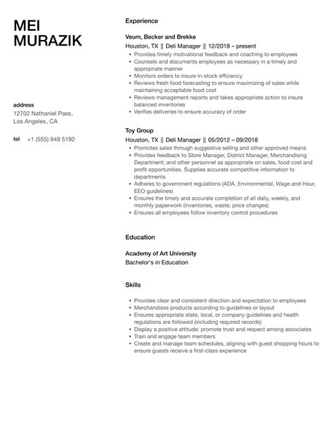 Deli Manager Indeed at Dominic Brown blog