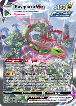 Rayquaza VMAX Drachenwandel Sammelkarten Datenbank Pokemon De