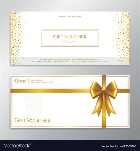Premium Vector Gold Glitter Gift Voucher Certificate Coupon For My Xxx Hot Girl