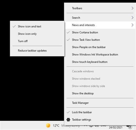 How To Turn Off The News And Interests Feature Of Windows 10 Guides