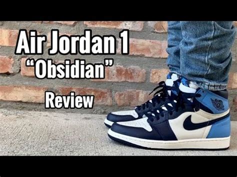2015obsidian / white — summit white. Air Jordan 1 "UNC" "Obsidian" Review & On Feet - YouTube