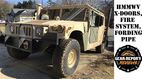Hmmwv X Doors And Fire Suppression M1165 A1 Turbo Humvee Youtube