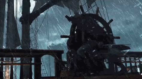 Sailing In The Storm Assassin S Creed Iv Black Flag Gif