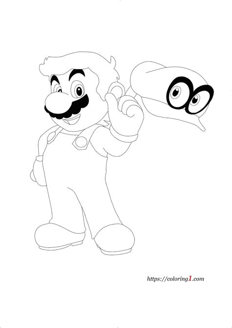 Mario Odyssey Coloring Pages Coloring Pages My Xxx Hot Girl