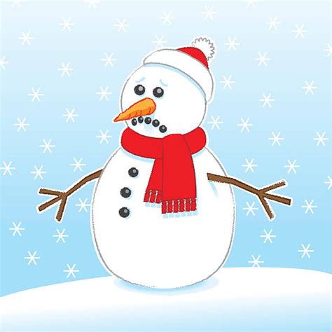 Royalty Free Sad Snowman Clip Art Vector Images And Illustrations Istock