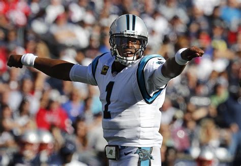 cam newton thinks it s funny to hear female reporter use common football term chicago tribune