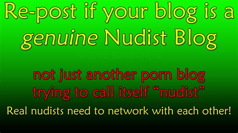 My Adventures As A Naturist On Tumblr