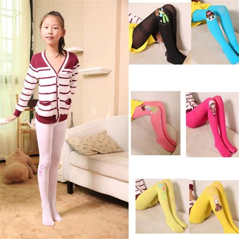 2014 Girl Tights Velvet Long Sotckings Sweet Candy Color Retail Pantyhose Dancing Clothing