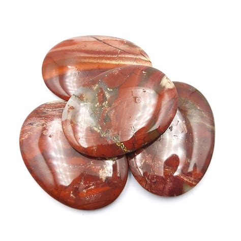 Brecicated Red Jasper Palm Stones Large Palm Stones Healing