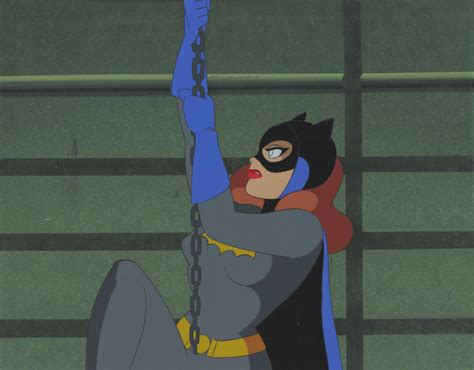 Batman Animated Series Original Production Cel OBG Batgirl Batgirl