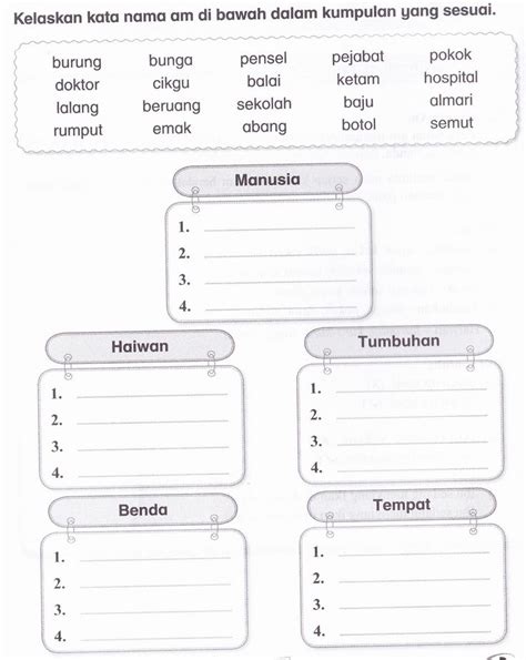 The Indonesian Language Worksheet Is Shown With Numbers And Words In